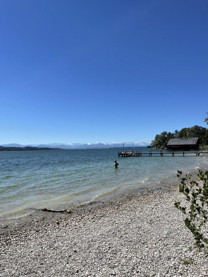 Casa Verde: Kueche, Tv, Nespresso, Im Gruenen Starnberg Buitenkant foto